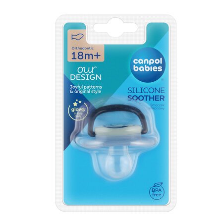 CANPOL BABIES ortodontiline. sil. lutt NIGHT DREAMS, +18 kuud, 22/502_blu_new 
