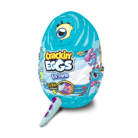 CRACKIN EGGS plüüsist möirgav dinosaurus Dino Ice, assortii, SK003A1 