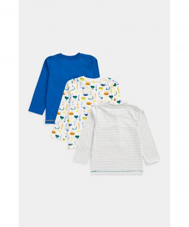 MOTHERCARE pikkade varrukatega t-särk, 3 tk., CB055 607839
