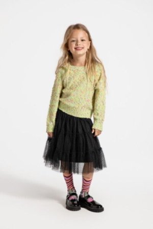 COCCODRILLO sweater CARTOONS GIRL KIDS, roheline, ZC4172101CGK-011-122, 122 cm 