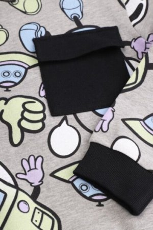 COCCODRILLO sweatshirt WORLD OF PIXEL BOY KIDS, hall, ZC4132101WBK-019-122, 122 cm 