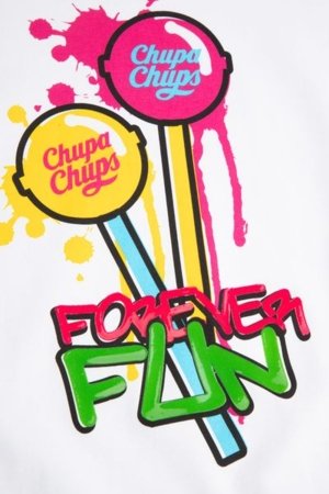 COCCODRILLO lühikeste varrukatega särk LICENCE GIRL, valge, WC5143210LGD-001-164, 164 cm 