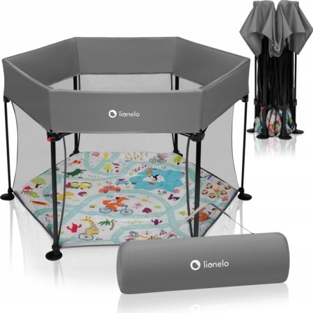 LIONELO maneež ROEL PLUS, 65x85 cm., Grey multicolor 