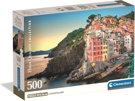 CLEMENTONI pusle Riomaggiore Coast Comp, 500 tk., 35576 