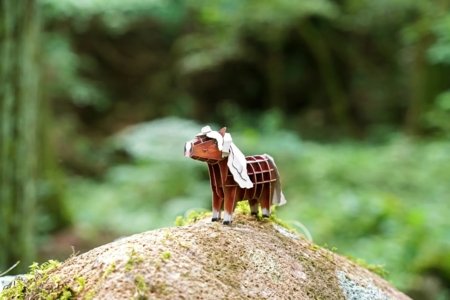 MAKEBUG 3D paberist pusle black forest horse, MB-D-0012 