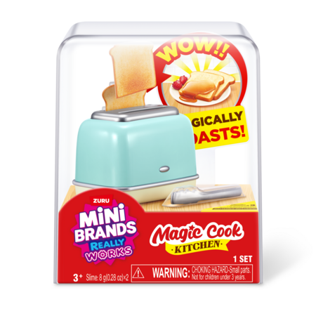 MINI BRANDS miniatuuride komplekt Magic Cook Kitchen, 1. seeria, assortii., 77789UQ1 
