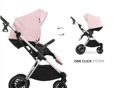 HAUCK universaalne käru 2in1 VISION X SET, Silver/Melange rose, 165263 
