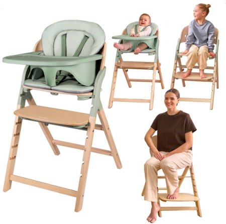 LIONELO söötmistool MEGAN, Green wood 