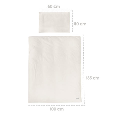 ROBA kaheosaline voodipesu komplekt SEASHELLS OYSTER, 100x135 cm, 40x60 cm, White, 314091G281 