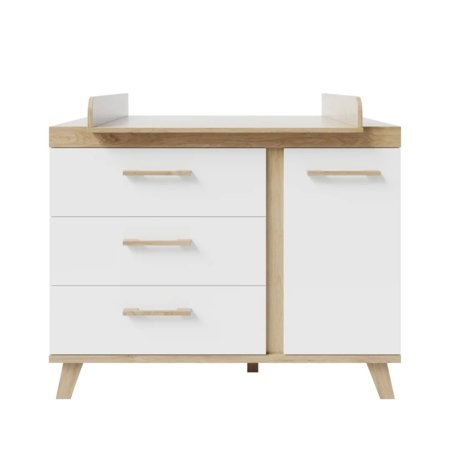 ROBA mähkimiskummut SMILE, White/Artisan Oak, 1732847 