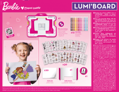 MAPED valguskast CREATIV LUMI BOARD - BARBIE, 907061 