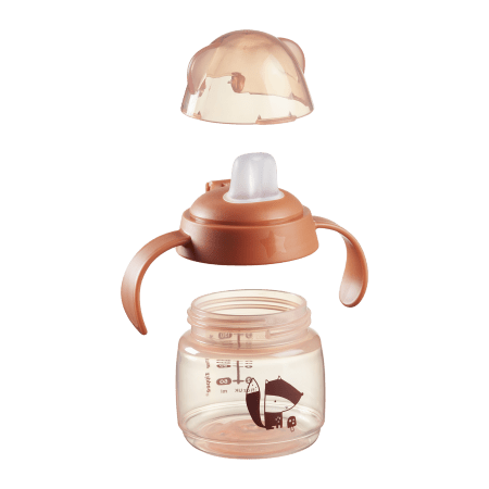TOMMEE TIPPEE pudel käepidemega, 190 ml, 6 kuud+, 447871 