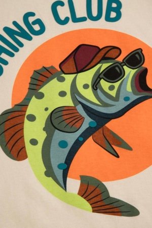 COCCODRILLO lühikeste varrukatega t-särk, kreemi värv, WC6143204FBK-003-116, 116 