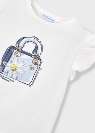 MAYORAL lühikeste varrukatega t-särk, porcelain, 3.002-53, 98  cm 