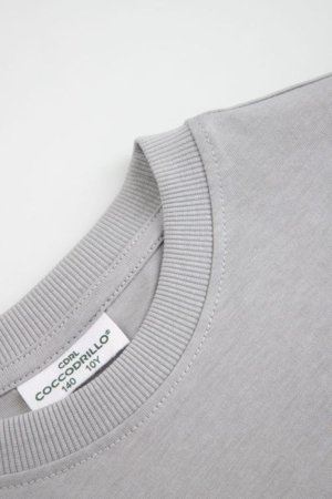 COCCODRILLO lühikeste varrukatega t-särk, hallid, cm 