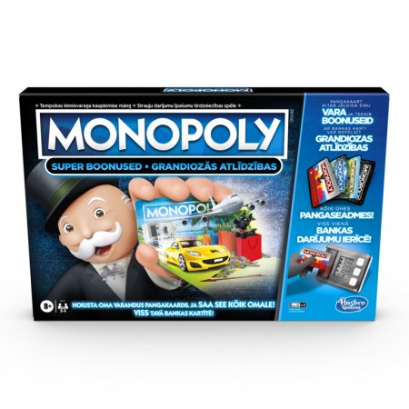 MONOPOLY lauamäng Super Electronic Banking (LV, EE), E8978EL0 E8978EL0