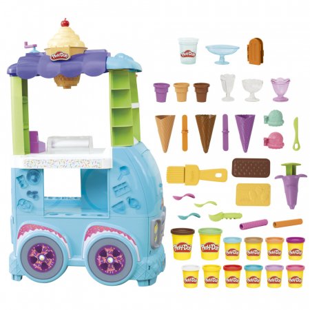 PLAY DOH plastiliini mängukomplekt Ultimate Ice Cream Truck, F10395L0 F10395L0