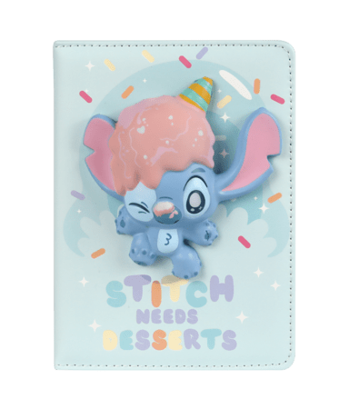 STITCH märkmik Squishy 3D, 75231PTR 