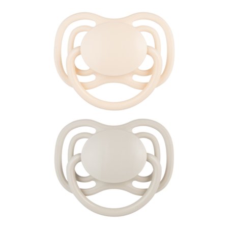 CANPOL BABIES silikoonist sümmeetrilised lutid NUDE, Creme, 6-18m,  2 tk.,  23/229_cre 