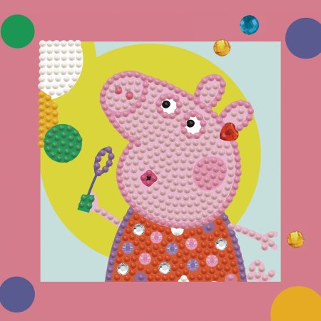 DIAMOND DOTS loominguline komplekt teemantmaal Peppa Pig Happy Days, DTZ5.038 DTZ5.038