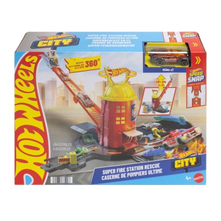 HOT WHEELS City tuletõrjejaama komplekt, JHL95 