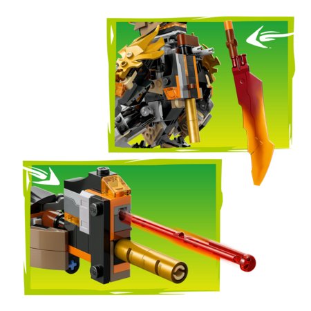 71854 LEGO® NINJAGO® Cole’i missioonirobot ja draakon Zane 