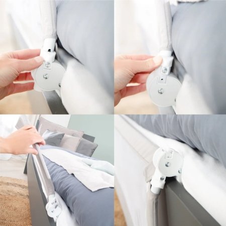 ROBA voodi kaitsepiire CLIP-CLAP, 135 cm., Taupe, 1561GA 