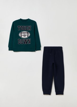 OVS BOY3-10Y JOGGING L/S 2H 6-7 GREEN 001896954 