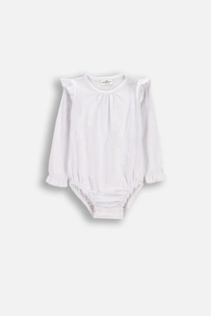 COCCODRILLO pikkade varrukatega bodi, valge, suurus 