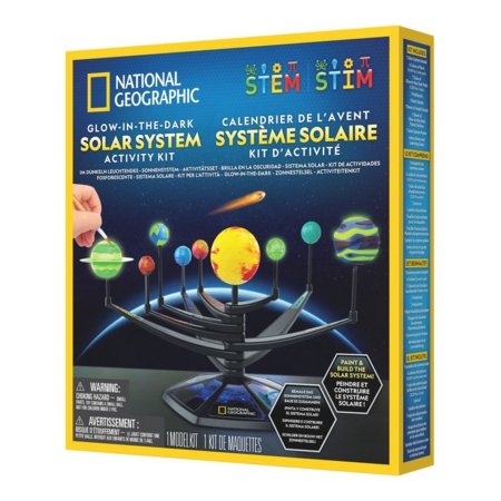 NATIONAL GEOGRAPHIC komplekt Glow in the Dark Solar System, CRSOLARSYS6L 