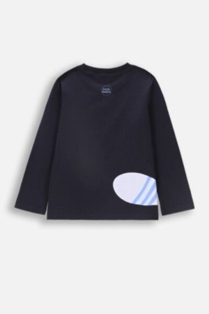 COCCODRILLO t-shirt LICENCE BOY KOCIA SZAJKA, tumesinised, ZC4143101LBK-015-134, 134 cm 