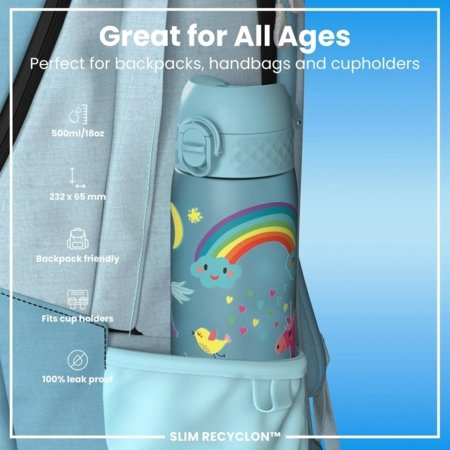 ION8 pudel, Unicorns Blue, 500 ml., I8RF500PABUNIC 