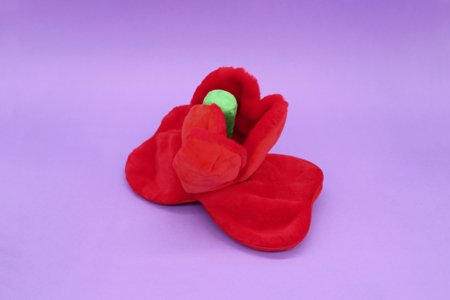 FLIPETZ pehme mänguasi - roos südames, Poppy red, 80400 