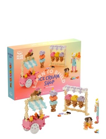 PLUS PLUS konstruktor Õpin ehitama jäätisepoodi, 4351 