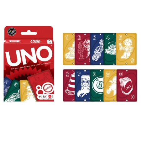 MATTEL GAMES UNO kaardid Mattel 80, JGK30 