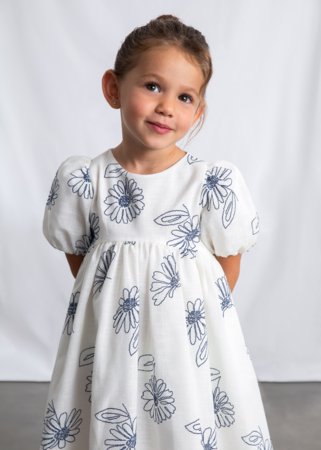 MAYORAL kleit, natural, 3.921-90, 134  cm 