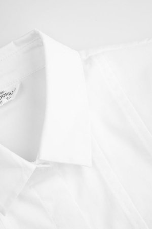 COCCODRILLO lühikeste varrukatega pluus, valge, WC6140201EJG-001-146, 146 suurus 