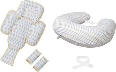 CLEVAMAMA ClevaCushion™ toitepadi ja beebipesa Grey, 3022 3022