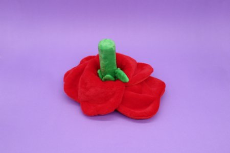 FLIPETZ pehme mänguasi - roos südames, Poppy red, 80400 