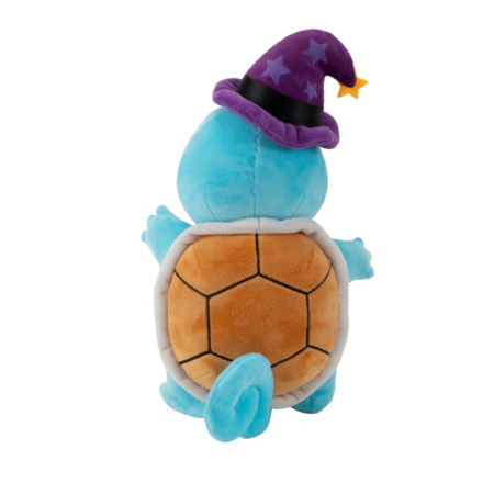 POKEMON pehme mänguasi Squirtle nõiakübaraga, 20 cm, PKW3099 