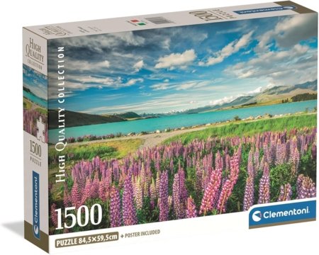 CLEMENTONI pusle Lupins At Lake Tekapo, 1500 tk., 31731 