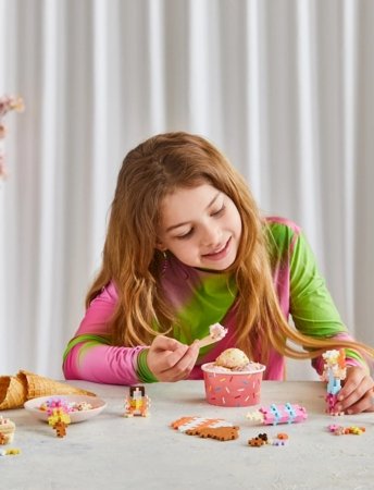 PLUS PLUS konstruktor Õpin ehitama jäätisepoodi, 4351 