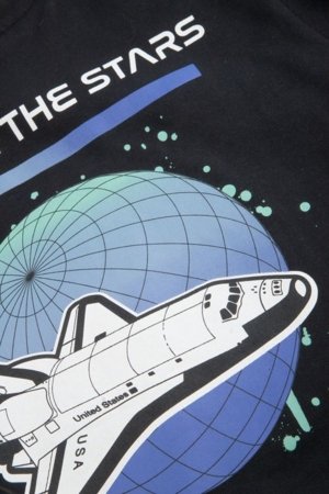 COCCODRILLO lühikeste varrukatega t-särk, mustad, suurus 