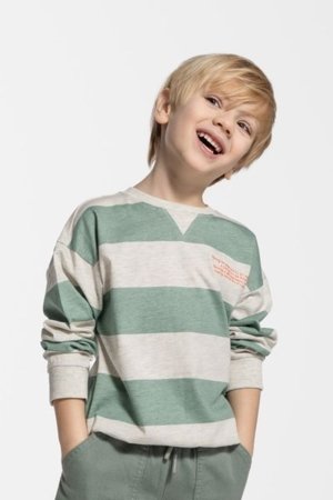 COCCODRILLO pikkade varrukatega särk SAGE TIME BOY KIDS, värv, WC5143101SBK-022-122, 122 cm 