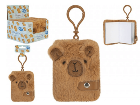 CAPYBARA plush mini notebook, 389166 