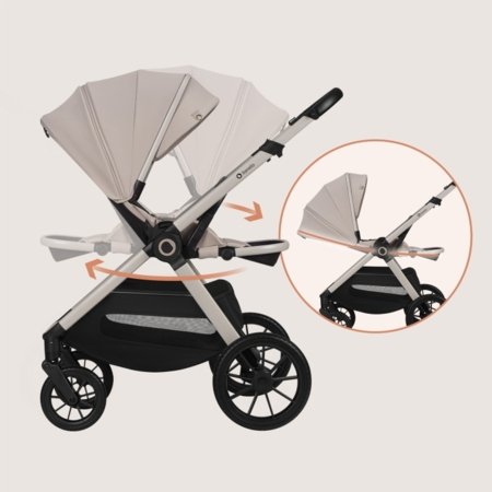LIONELO universaalne käru LAYLA 3in1, Beige sand, LO-LAYLA 3IN1 