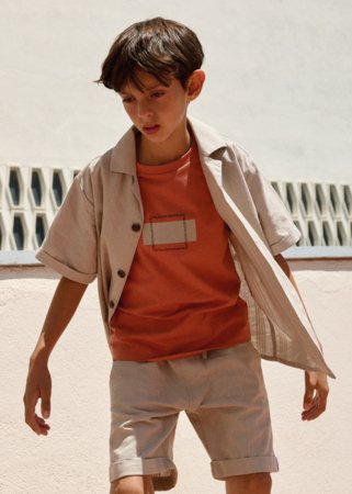 MAYORAL lühikeste varrukatega t-särk, copper, 6.028-96, 140 cm 