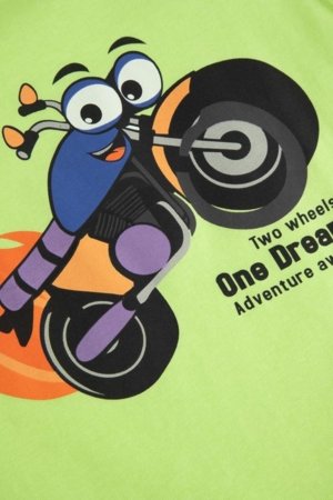 COCCODRILLO lühikeste varrukatega t-särk, rohelised, WC6143203HBK-030-104, 104 suurus 