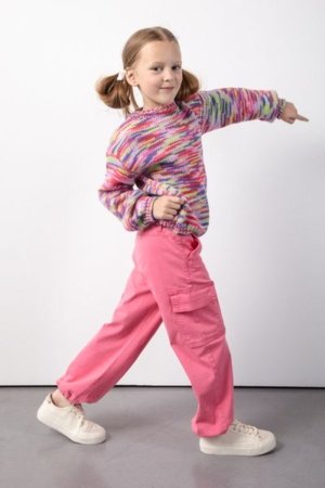 COCCODRILLO kampsun RAVE GIRL KIDS, värviline, cm 