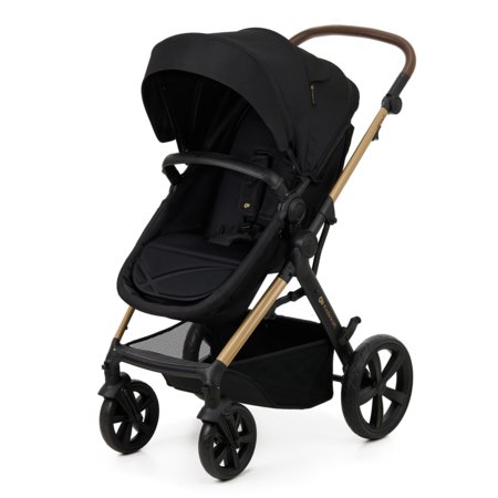 KINDERKRAFT universaalne jalutuskäru MOOV 2 AIR 3in1 EVA WHEELS, pure black, KSMOOV02BLKEV00 